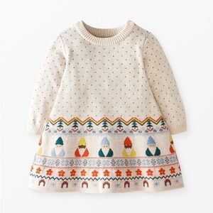 Hanna Andersson Swedish Gnome Sweater Dress size 0-3 months